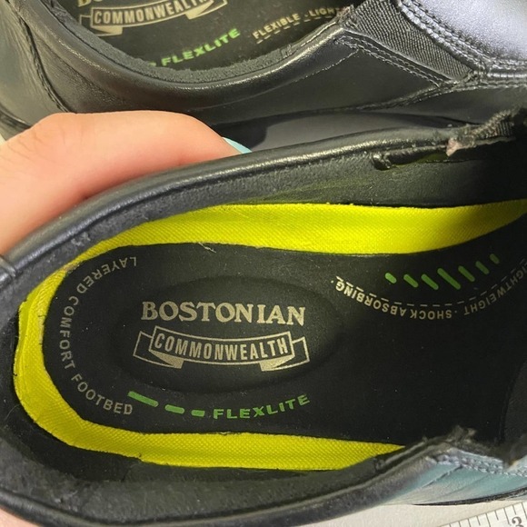 Bostonian | Black Slide On Dress Shoes 9.5 - Picture 5 of 5
